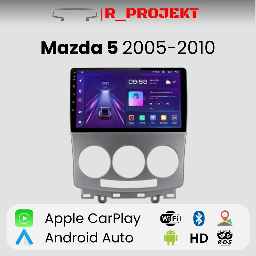 Android Autoradio Carplay Mazda 5 2005-2010