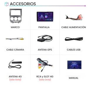 Android Auto Carplay Mazda 5 2005-2010 Screen