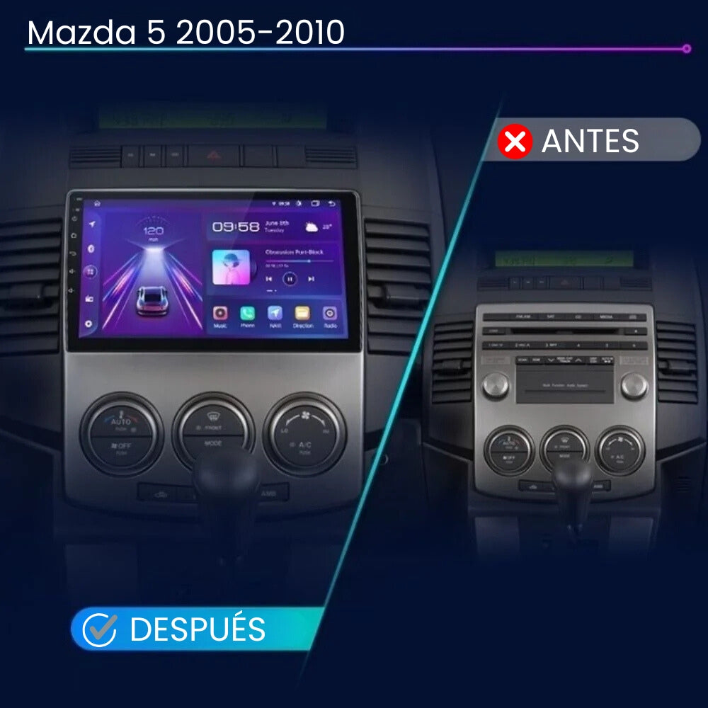 Android Autoradio Carplay Mazda 5 2005-2010