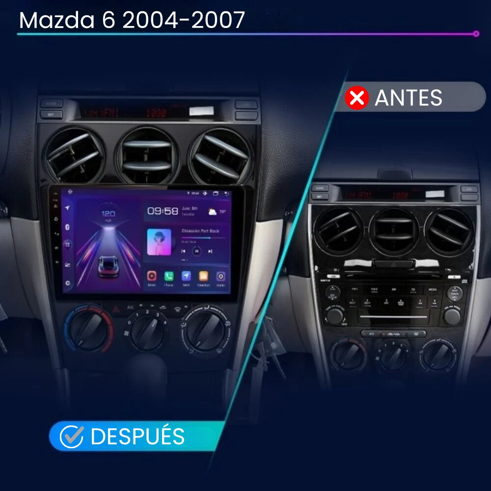 Android Auto Radio Carplay Mazda 6 2004 - 2007