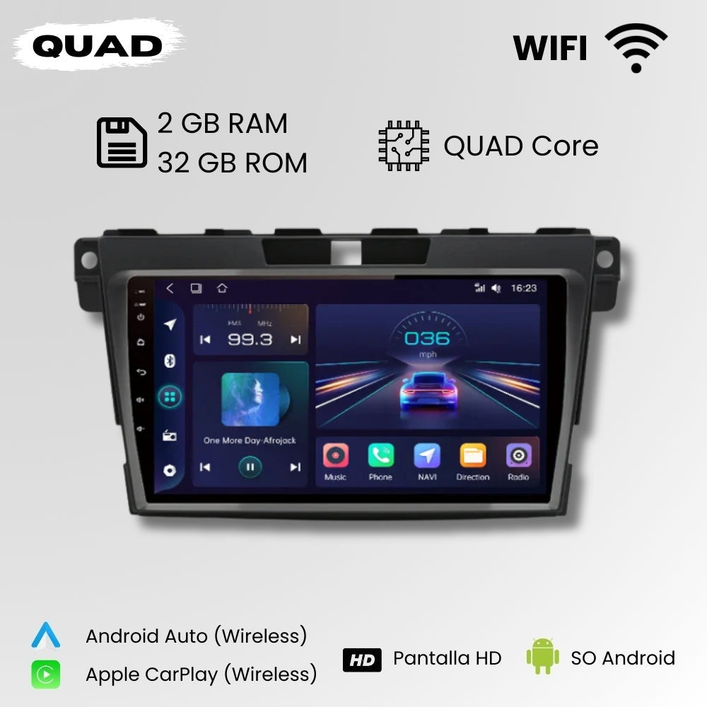 Radio Android Auto Carplay Mazda CX-7 CX7 2008 - 2015