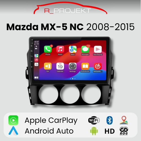 Android Auto Carplay Screen Mazda MX-5 MX5 III 3 NC 2008-2015
