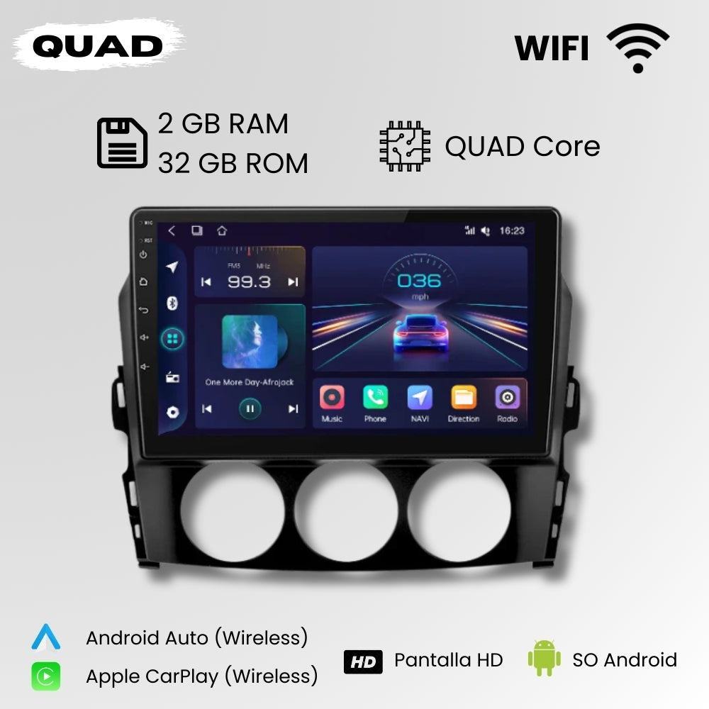 Radio Android Auto Carplay Mazda MX-5 MX5 III 3 NC 2008 - 2015