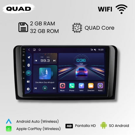 Android Auto Radio Carplay Mercedes ML W164 GL X164