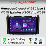 Radio Android Auto Carplay Mercedes Klasse A W169 Klasse B W245 Sprinter W906 Vito W639