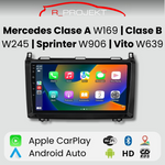 Radio Android Auto Carplay Mercedes Klasse A W169 Klasse B W245 Sprinter W906 Vito W639