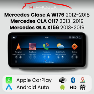 Android Auto Carplay Screen Mercedes A Class W176 CLA C117 GLA X156 2013-2018
