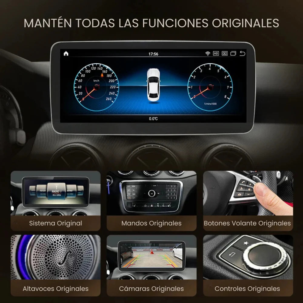 Android Autoradio Carplay Mercedes B-Klasse W246 2011-2015