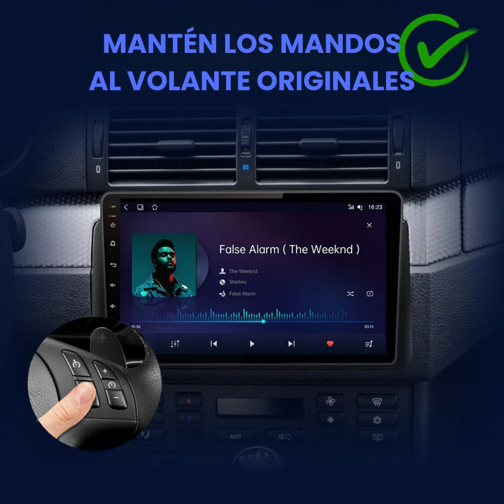 Radio Android Auto Carplay Mercedes Clase C W203 CLK W209 2005-2009