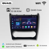 Android Autoradio Carplay Mercedes C-Klasse W203 CLK W209 2005–2009