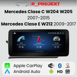 Radio Android Auto Carplay Mercedes Clase C W204 W205 S204 S205 C204 C205 Clase E W212 S212 C212