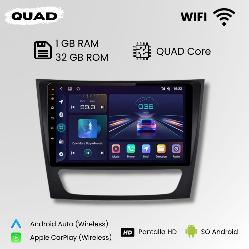 Android Autoradio Carplay Mercedes E-Klasse W211 CLS-Klasse W219 2002–2010