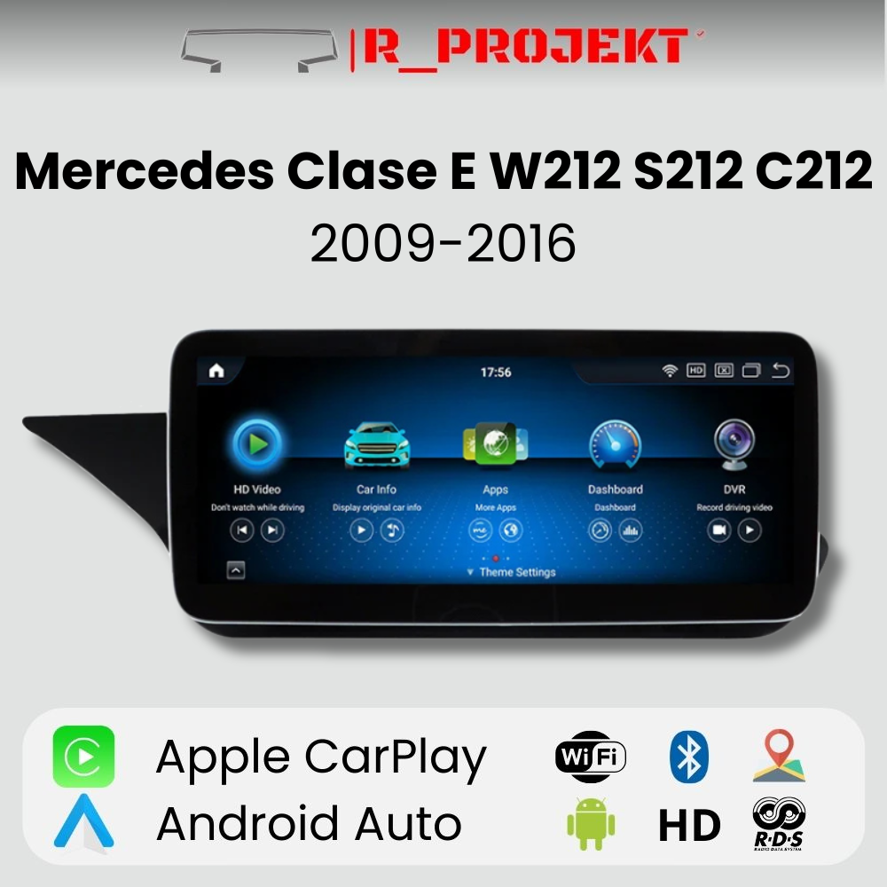 Radio Android Auto Carplay Mercedes Clase E W212 S212 C212 2009-2016