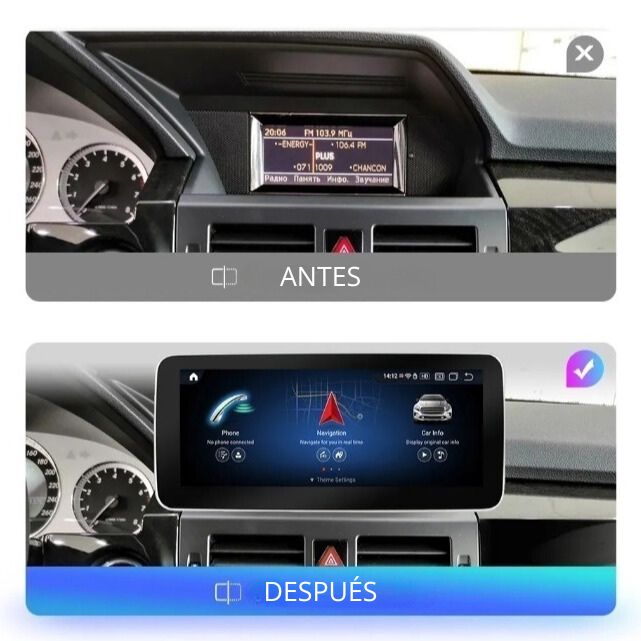 Android Autoradio Carplay Mercedes GLK Klasse X204 2008 - 2015