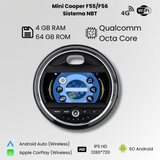 Radio Android Auto Carplay Mini Cooper F55 F56 / Clubman F54