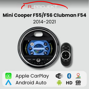 Autoradio Android Auto Carplay Mini Cooper F55 F56 / Clubman F54