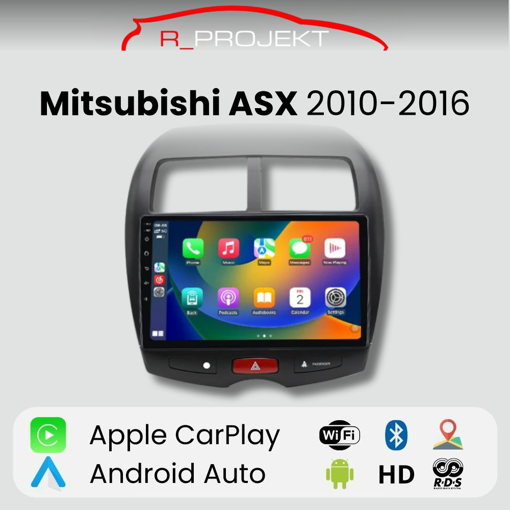 Android Auto Radio Carplay Mitsubishi ASX 1 2010 - 2016