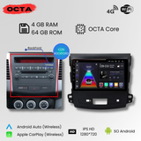 Android Auto Radio Carplay Mitsubishi Outlander 2 | Citroen C-Crosser | Peugeot 4007 2005-2011