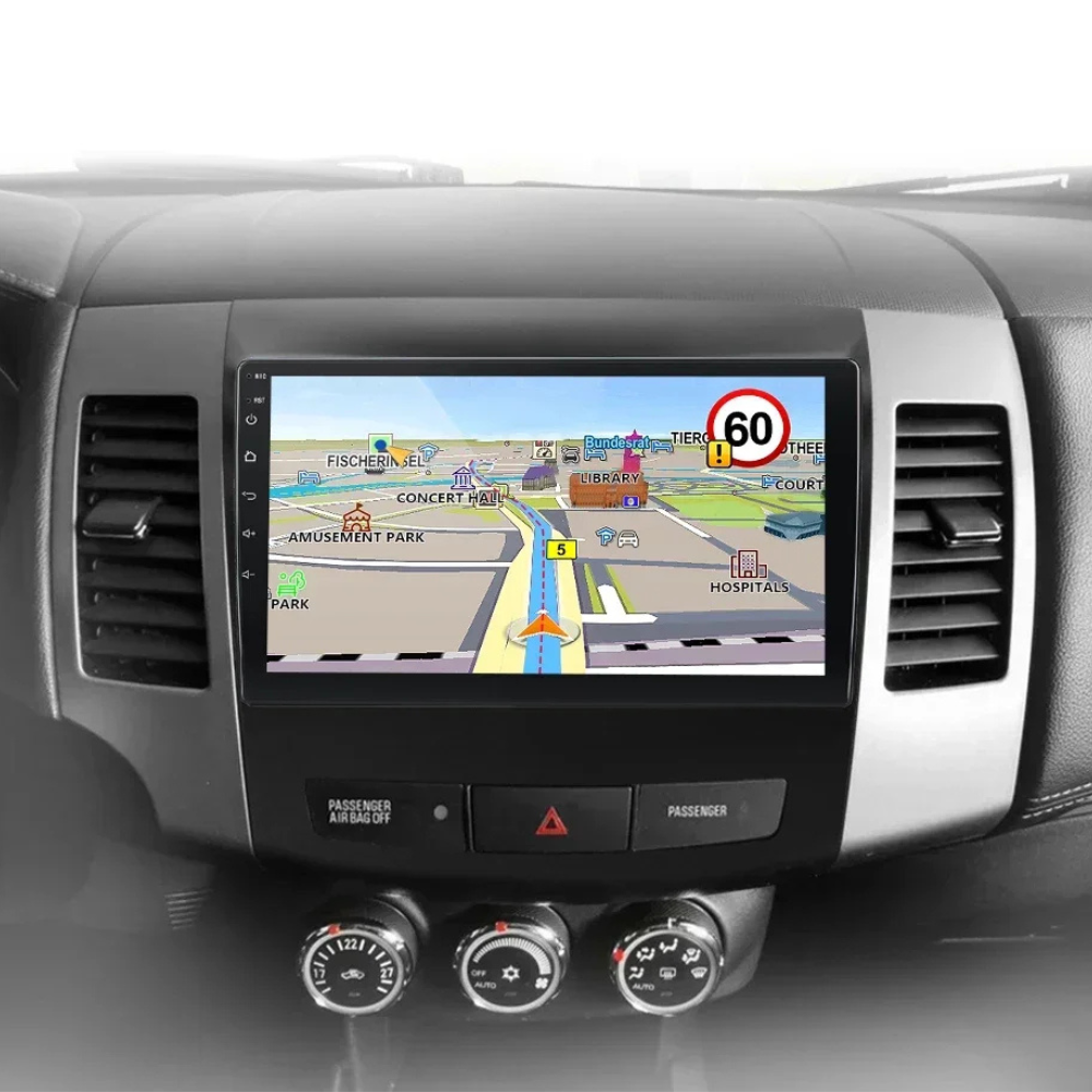 Android Auto Radio Carplay Mitsubishi Outlander 2 | Citroen C-Crosser | Peugeot 4007 2005-2011