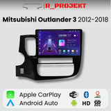 Radio Android Auto Carplay Mitsubishi Outlander 3 2012-2018