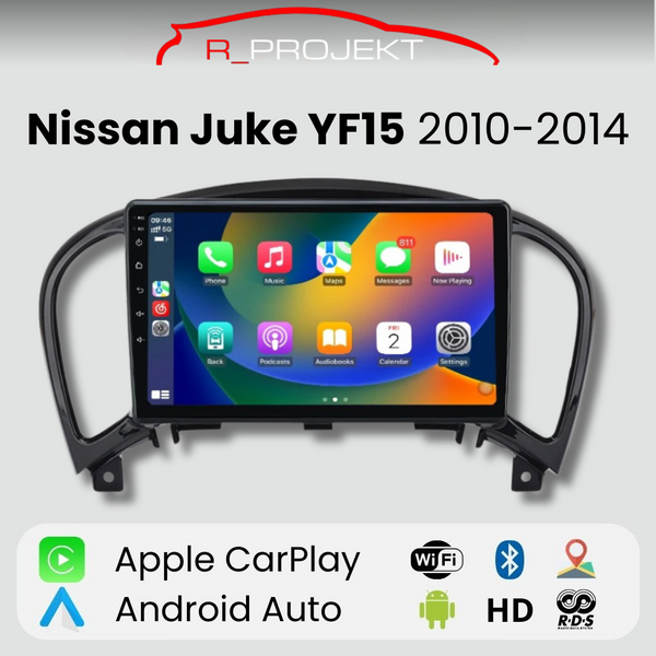Android Auto Carplay Screen Nissan Juke YF15 2010-2014