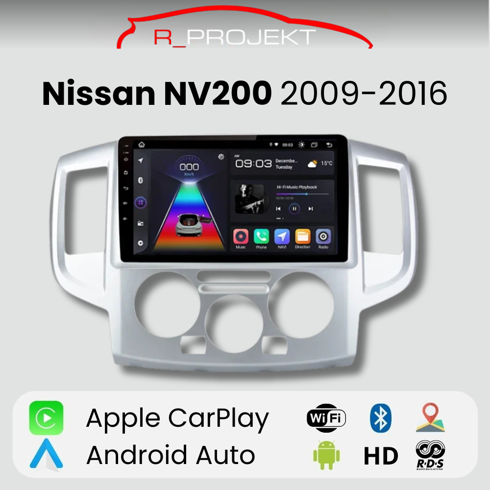 Radio Android Auto Carplay Nissan NV200 2009-2016
