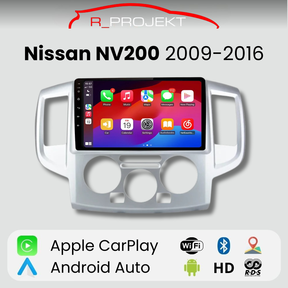 Android Auto Carplay Screen Nissan NV200 2009-2016