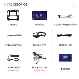 Android Auto Carplay Screen Nissan Navara 3 D40 2006-2012