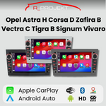 Pantalla Android Auto Carplay Opel Astra H Corsa D Antara Vectra C Signum Meriva Vivaro Tigra