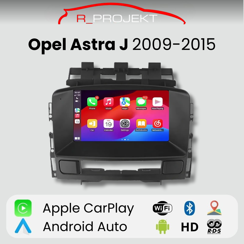 Android Auto Carplay Screen Opel Astra J 2009-2015