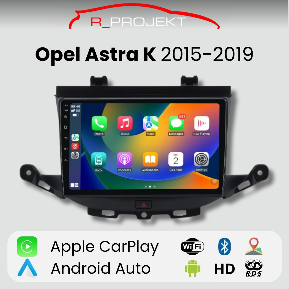 Android Auto Radio Carplay Opel Astra K 2015-2019