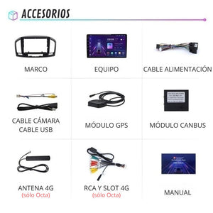 Android Auto Carplay Screen Opel Insignia A 2008-2013