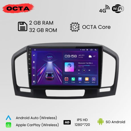 Radio Android Auto Carplay Opel Insignia A 2008-2013