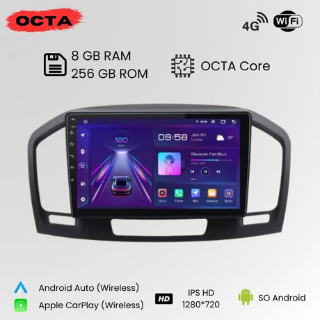 Android Auto Radio Carplay Opel Insignia A 2008-2013