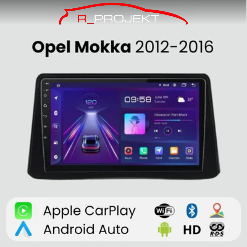 Radio Android Auto Carplay Opel Mokka 2012 - 2016