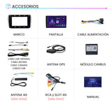 Android Auto Radio Carplay Peugeot 2008 208 2012 - 2018