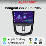 Android Autoradio Carplay Peugeot 207 2006 - 2015