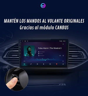 Android Auto Carplay Screen Peugeot 308 2013 - 2017