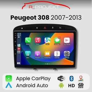Android Auto Carplay Screen Peugeot 308 308SW 2007-2013
