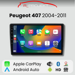 Pantalla Android Auto Carplay Peugeot 407 2004-2011