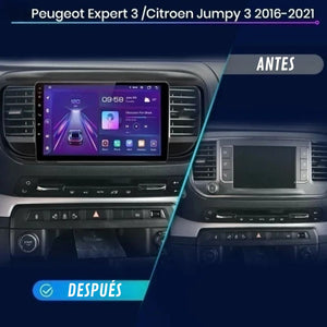 Android Auto Carplay Screen Peugeot Expert 3 Citroen Jumpy 3 SpaceTourer 2016 - 2021