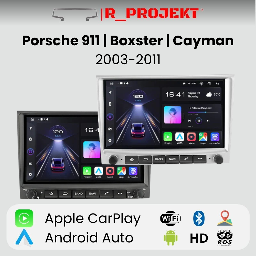 Radio Android Auto Carplay Porsche 911 (997) Cayman Boxster (987) 2003-2011