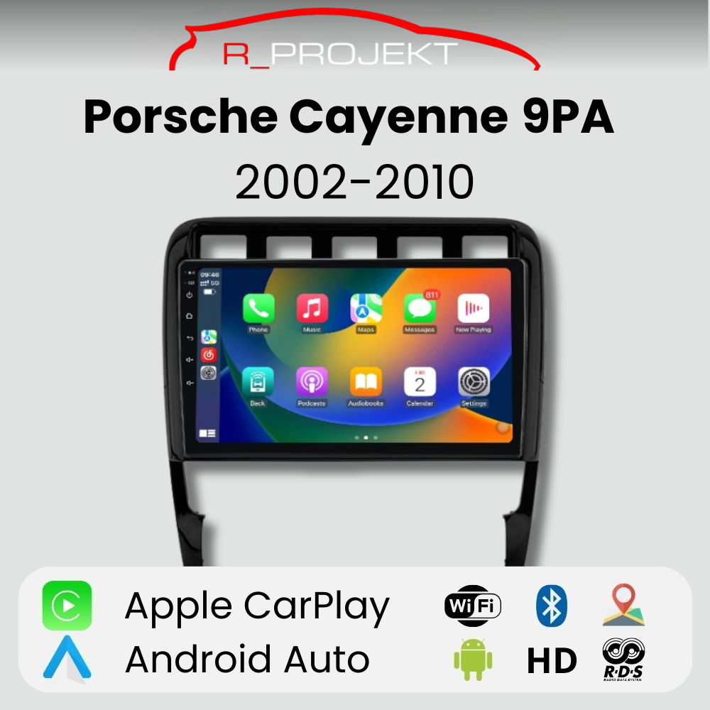 Radio Android Auto Carplay Porsche Cayenne 1 9PA 2002-2010