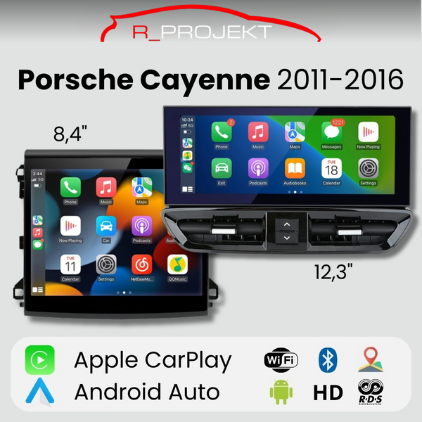 Android Auto Carplay Screen Porsche Cayenne 2 2011-2016