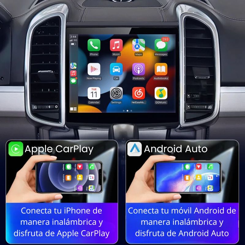 Android Autoradio Carplay Porsche Cayenne 2 2011-2016