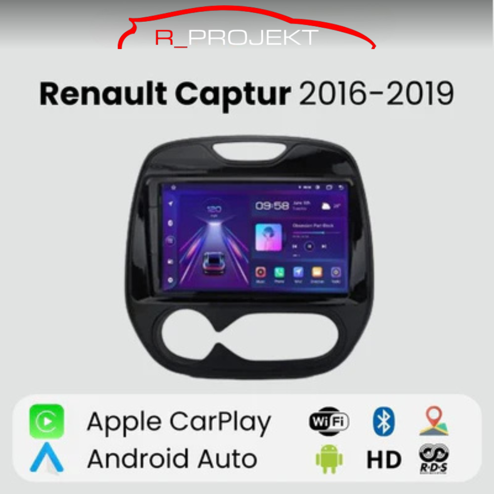 Radio Android Auto Carplay Renault Captur 2016-2019