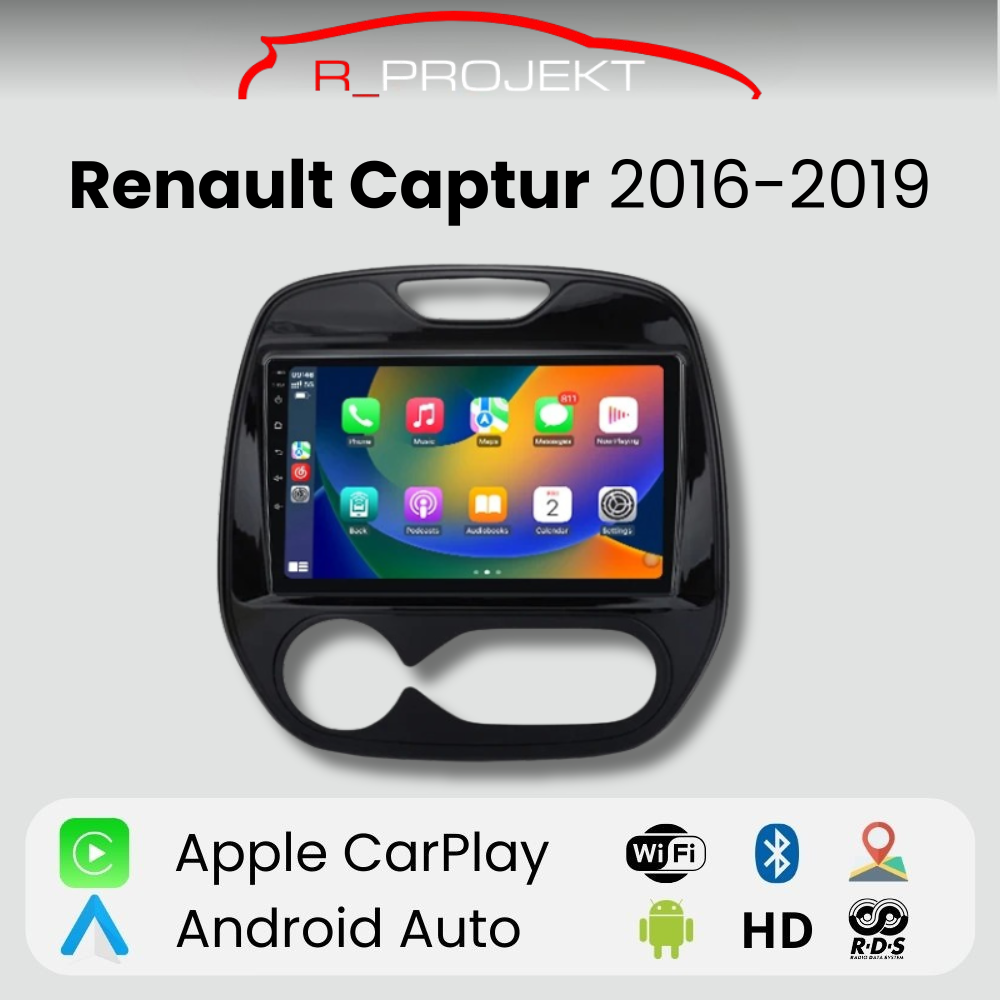 Radio Android Auto Carplay Renault Captur 2016-2019