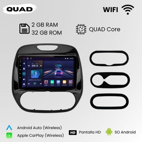 Android Auto Radio Carplay Renault Captur 2016-2019