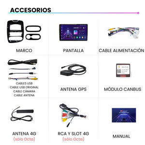 Android Auto Carplay Renault Clio 4 2012-2019 Screen