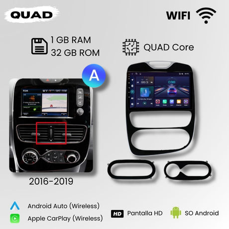 Android Auto Radio Carplay Renault Clio 4 Zoe 2012-2019